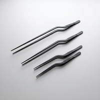 Pinces de cuisine en acier inoxydable à long manche, lavables au lave-vaisselle, écologiques, pour service alimentaire, pinces de buffet, lot de 2