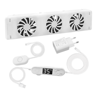 Ventilateur axial de chauffage à convection électrique MXRV-25-01 économique, conforme CE UKCA ROHS 5V, prêt à l'emploi directement de l'usine