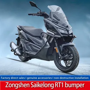 Nouvelle barre de protection avant en acier carbone épais Zongshen <span class=keywords><strong>Cyclone</strong></span> RT1 avec fonction de rehaussement pour échappement – Amélioration/Modernisation - Product Image 3