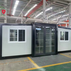 บ้านคอนเทนเนอร์แบบขยายได้ ดีไซน์วิลล่าทันสมัย พื้นที่ใช้สอยขนาดใหญ่พิเศษ ผนังแซนด์วิชความแข็งแรงสูง ขนาด 40 ฟุต - Product Image 1