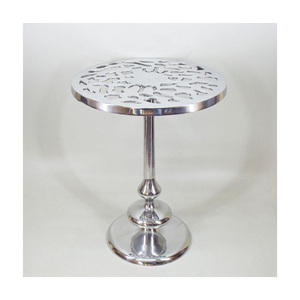 Premium Quality Aluminium Top Metal Base Coffee <b>Table</b> with Elegant Copper Finish New Design for Hotels Elegant Rooms - Product Image 2