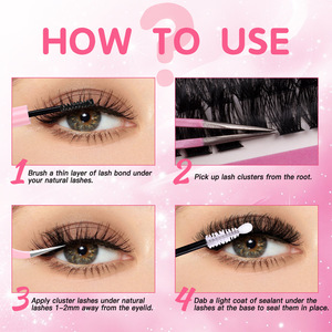 Lote Mixto de Pestañas Postizas Personalizadas a Bajo Precio, Curvatura C y D, Pestañas 5D Esponjosas, Kit de Pestañas Postizas de 484 Piezas - Product Image 6