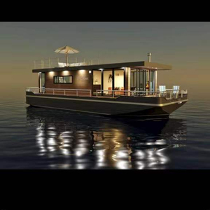 11m nouveau Design aluminium fête maison <span class=keywords><strong>bateau</strong></span> flottant eau verre maison ponton <span class=keywords><strong>bateau</strong></span> - Product Image 4