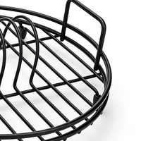 Égouttoir à vaisselle circulaire en fil métallique simple et durable pour cuisine, support de séchage pour tasses et assiettes, égouttoir rond pour évier