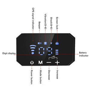 Système de clôture pour <span class=keywords><strong>chien</strong></span> sans fil intelligent portable GPS, force d'avertissement réglable, étanche, clôture électrique sans fil GPS, <span class=keywords><strong>collier</strong></span> de choc - Product Image 5
