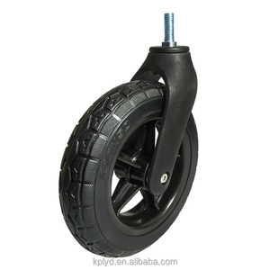 Alta qualidade 8 inch rodízios de borracha M12 * 30 rodízios Silenciosos Rodas dianteiras do carrinho de cadeira de rodas médica - Product Image 2