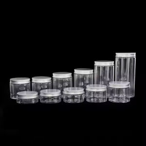Tarro de Plástico PET con Tapa de Aluminio, en Oferta Frasco PET de Boca Ancha de 50ML 80ML 100ML 120ML 150ML 250ML 500ML para Envasado de Alimentos Secos - Product Image 2