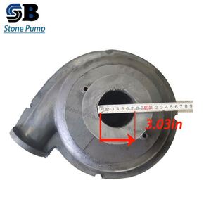 Bomba de lodos de concha de caracol serie 3/2 AHR con impulsor de vórtice cerrado y accesorios de acero, hierro fundido y caucho, fabricada en China, bomba de agua - Product Image 3
