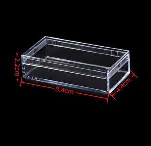 8.4x4.4x2.2cm Rectangle En Plastique Transparent Gifs Boîte Party Favor Boîte De Rangement Cadeau Marchandises Paquet Boîte - Product Image 5