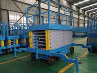 Plateforme élévatrice à ciseaux mobile de haute qualité, 14 m, grue télescopique pour le levage de personnel, capacité de 500 kg, électrique
