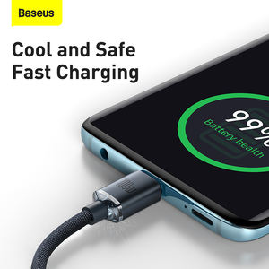 <span class=keywords><strong>BASEUS</strong></span> USB C TO USB Type C <span class=keywords><strong>สาย</strong></span><span class=keywords><strong>ชาร์จ</strong></span>เร็ว, สำหรับ <span class=keywords><strong>iPhone</strong></span> 15 PRO MAX 2M 100W PD สำหรับ MacBook Samsung Xiaomi USB - Product Image 6