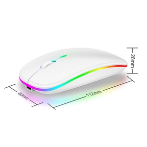 Ratón para Juegos K-Snake BM110 Original con Iluminación RGB, Interfaz USB Inalámbrica de 2.4GHz, Ajuste de DPI de Tres Velocidades, Estilo Mini de Dos Modos - Product Image 2