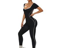 Leggings Deportivos de Verano para Mujer, Sin Costuras, de Cintura Alta, Ajustados, con Costuras Visibles, para Correr y Hacer Ejercicio
