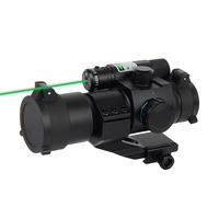 Viseur optique Reflex Laser Sight Point rouge et vert 1x30 Sight avec Laser vert 20mm Mount