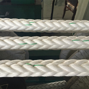 Cuerda de amarre marina de monofilamento de polipropileno (PP) de 64 mm/72 mm/80 mm, 8 cabos, con bucle en cada extremo - Product Image 2