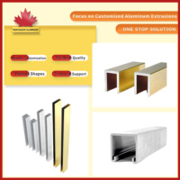 MapleLeaf-B Aluminium Double U Channel Aluminium U Channel Main courante Aluminium U Channel Base Shoe U Channel Aluminium anodisé