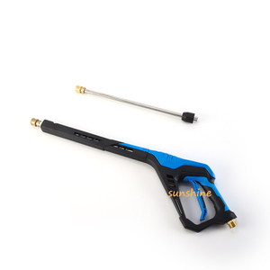 Pistola de Lavado <span class=keywords><strong>a</strong></span> Presión de Acero Inoxidable con Boquilla de Chorro, Pistola de <span class=keywords><strong>Agua</strong></span> para Lavado de Autos con Conector Rápido de Entrada M22-14 de 1/4 - Product Image 2