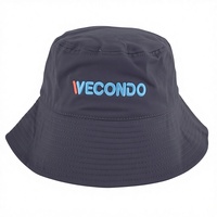 Vente en gros – Nouveauté été : Chapeau de soleil unisexe pliable en maille de nylon avec broderie 3D, protection UV, large bord et ouverture pour queue de cheval, idéal pour l'extérieur