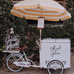Chariot à bonbons personnalisé tricycle détachable chariot de nourriture mobile vendeur chariot tricycle pour mariages événements fêtes affaires - Product Image 5