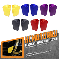Déflecteur d'air coloré pour phare latéral de moto Harley Softail Low Rider ST 2022 et versions ultérieures, cache de phare pare-vent