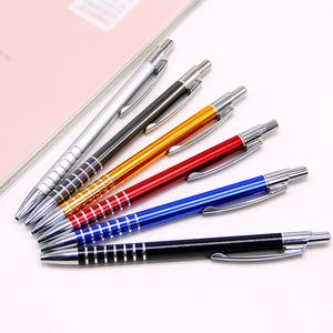 Promotional Press Metal Aluminum Ballpoint <b>Pens</b> With Custom Printable Logo Advertising Signature for Office Stylo - Product Image 6
