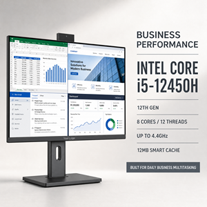 คอมพิวเตอร์ออลอินวันขนาด 27 นิ้ว Intel Core i5 12450H แรม 16GB SSD 512GB หน้าจอ FHD IPS สำหรับธุรกิจสำนักงาน ขายส่ง - Product Image 2