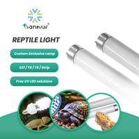 Reptile Light Fabricant UVA UVB LED Tropical Basking Terrarium Lampe pour Tortue Aquarium Tank Reptiles
