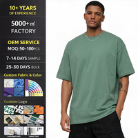 T-shirt Oversize en Coton de Haute Qualité, 250 g/m², Épaules Tombantes, Impression Logo Personnalisé, Vente Directe Usine