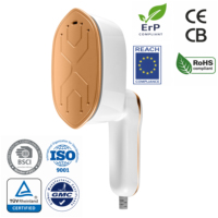 Plancha de vapor portátil OEM 2026 personalizable, vaporizador de ropa con protección anticalentamiento en seco, giratorio, para viaje y hogar, mini