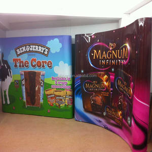 แบนเนอร์แสดงป๊อปอัพขนาด<span class=keywords><strong>2.3</strong></span>*<span class=keywords><strong>2.3</strong></span>ม. ผ้าสำหรับโฆษณาฉากหลังการค้าแบบกำหนดเองได้ - Product Image 2