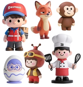 Figura de Vinilo Personalizada de Fábrica con Diseño 3D de Dibujos Animados, Modelo de PVC, Juguete Artístico Suave, Figura Pequeña de Anime - Product Image 2
