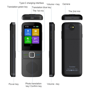Traductor de Voz Inteligente Portátil WIFI <span class=keywords><strong>Berserk</strong></span> T10, Traductor IA en Tiempo Real para Viajes de Negocios, Máquina de Traducción - Product Image 2
