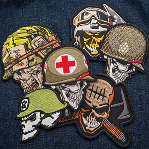 Patchs thermocollants tactiques brodés Sea Guest en feutre non tissé écologique, motifs camouflage et emblèmes médicaux, pour sacs, casquettes et autres usages - Product Image 3