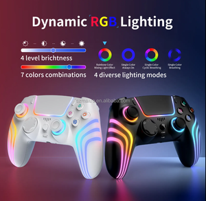 Gamepad de vibración inalámbrico para PS5/PS4/PS3/Switch Games Wireless 2,4 GHz Dual 3D Hall RGB Lighting HD Output <span class=keywords><strong>Game</strong></span> <span class=keywords><strong>Controller</strong></span> - Product Image 5