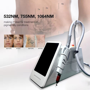 Machine <span class=keywords><strong>Pico</strong></span> à prix d'usine pour peeling au carbone, <span class=keywords><strong>4</strong></span> têtes, élimination des tatouages, des pigments, des cicatrices d'acné, nettoyage du visage et blanchiment - Product Image 1