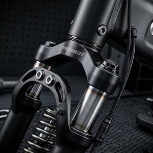 Hikerboy <span class=keywords><strong>Dura</strong></span> Plus, Scooter Eléctrico Plegable de Tres Ruedas, 500W, Motor Dual, Neumático Sin Cámara de 10 Pulgadas, 48V30Ah - Product Image 2