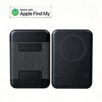 Cargador Inalámbrico de Lujo con Certificación MFI, Localizador GPS para IOS, Billetera Inteligente con Navegación, Porta Tarjetas Magnético