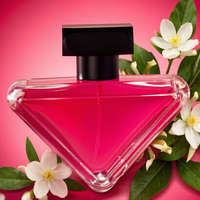 Frasco de Perfume Vacío de Vidrio Transparente de 30ml/100ml con Pulverizador y Tapa Negra, Personalizable con Fragancia de Lujo OEM