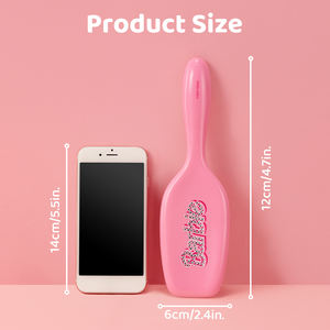 Peine para el Cabello <span class=keywords><strong>de</strong></span> Diamantes <span class=keywords><strong>de</strong></span> la Serie <span class=keywords><strong>Rosa</strong></span> <span class=keywords><strong>Barbie</strong></span> <span class=keywords><strong>de</strong></span> MINISO al por Mayor, Peine Compacto <span class=keywords><strong>de</strong></span> Alta Calidad Antienredos para Niñas - Product Image 2