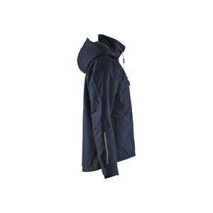 BLAKLADER - 497219778699XL Chaqueta de concha forrada ligera para mujer Azul marino oscuro/Negro-EAN 7330509818145 CHAQUETAS DE TRABAJO - Product Image 3