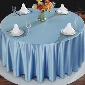 <span class=keywords><strong>Nappe</strong></span> Ronde de Luxe en Brocart Satiné Épais pour Champagne, <span class=keywords><strong>Nappe</strong></span> Fantaisie de 120 Pouces pour Événements et Mariages, Livraison Rapide - Product Image 6