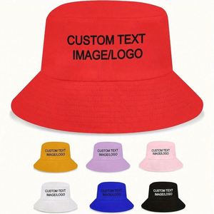 Customizable Summer Fisherman Bucket Hat for Men Women Personalized Bows <b>Leaf</b> Cartoon for Beach Music Festivals Outdoor - Product Image 5