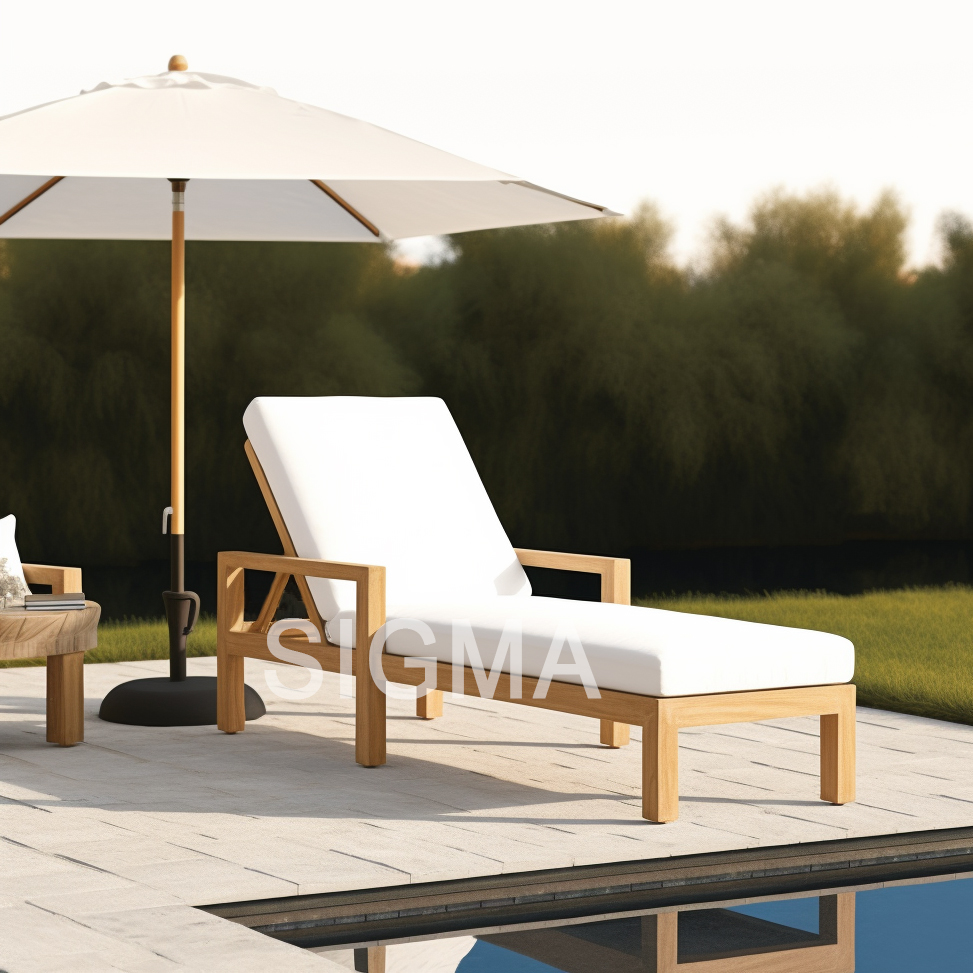 Luxury Outdoor Furniture Sets Waterproof Lounge Chaise Outdoor Chaise Lounge