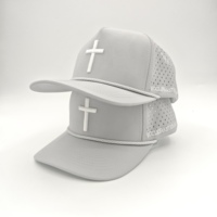 Casquette de golf sportive Oxford 5 panneaux Clubhouse Standard, logo brodé personnalisé, faible MOQ, OEM, perforations laser, séchage rapide, imperméable