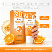 Natuurlijke Oranje Enzymen Gezichts Exfoliërende Gel Zachte Huidpolijstgel Verheldert de Huidtint Verwijdert Dode Huidcellen Groothandel