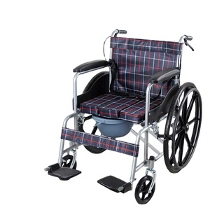 Fauteuil roulant pliant portable, fauteuil roulant de voyage avec frein à main, fauteuil roulant ultra-léger pour les personnes âgées et les enfants - Product Image 1