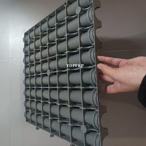 Plancher d'atelier de lavage de voiture de grille en plastique de garage anti-dérapant avec canal de drainage - Product Image 2