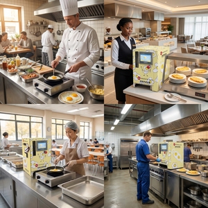 เครื่องต้มไข่เชิงพาณิชย์, อุปกรณ์อาหารเช้าของโรงแรม, เครื่องใช้ในครัวร้านอาหาร - Product Image 6