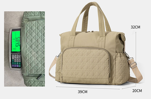 Sac de sport et de voyage HAIBOWY pour femme, couleur unie, grande capacité, léger, sac à bandoulière pour femme, idéal pour la <span class=keywords><strong>maternité</strong></span> - Product Image 2