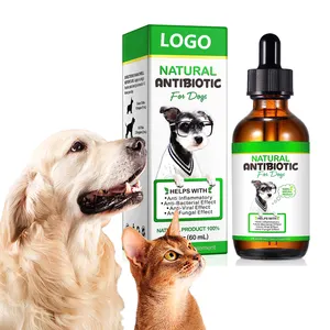 Antibióticos Pet personalizado Pet medicação antibiótico alergia alívio OEM pacote antibióticos naturais para gatos